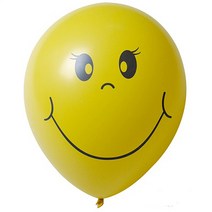 네오 12인치 스마일걸 풍선 10개, 단품
