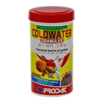 PRODAC 콜드워터 그래뉼 250ml 금붕어사료 먹이 밥 진주린 금어 잉어 붕어 향어 진주린, 1개