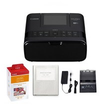 캐논 셀피 포토프린터 CP1200 + 인화지 108매 세트, 1세트, CP1300 블랙 + 엽서크기108매인화지 + 잉크2개