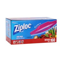 [코스트코ziploc] 코스트코 ZIPLOC 스마트지퍼백 (대형) 160매, 1개