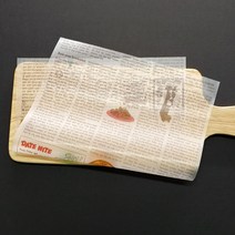 퓨어네이처 왁스페이퍼 뉴스페이퍼250매 식품 포장지, 뉴스페이퍼, 250매입