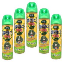 보령제약 홈라이프 플러스 에어졸 500ml (피톤치드)/모기/파리/살충제/킬라/에어졸/퇴치/구제/약, 5개