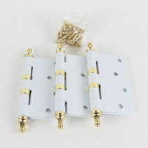 백색 홈따기 경첩 1곽 3EA 화이트경첩/도어경첩/SD513