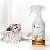 EM 살리미 애완동물 펫 탈취제 500ml 4개세트, 4병