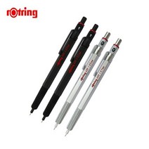 로트링 600 샤프 0.5/0.7mm (실버 블랙) - 케이스 없음, 실버0.7mm(RO1904444), 실버0.7mm(RO1904444)