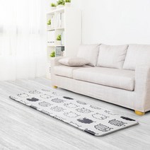 JSS&D PVC 주방매트 홈매트양면 15T 발매트, 어린양