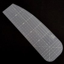 행복한다이세상 홈패션 부자재 총모음전 미싱 재봉틀 퀼트 각종부자재, 157. 논슬립 아이론 시접자 30*10Cm(흰색 눈금)
