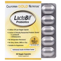 California Gold Nutrition 미국 캘리포니아 골드 락토비프 50억 유산균 60캡슐 정품 빠른배송, 6팩, 60캡슐 1팩