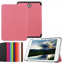 갤럭시탭S2 8.0 SM-T710 T713 T715 스마트북커버케이스, 화이트