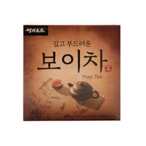 쌍계명차 깊고 부드러운 보이차, 0.6g, 40개