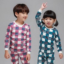 알록달록 긴팔내의(몽땅연필) 유아내복 아동내의 주니어내의 잠옷 실내복