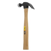 STANLEY 커브드 클로 네일 해머 우드 핸들 33.7cm 453.6g, 1개