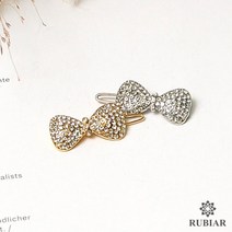루비아르 R_019 스몰리본큐빅 머리핀