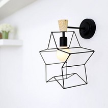 조명나무 스타벽등 LED실내벽등 엔틱벽등 무드등 인테리어벽등 벽등, 화이트-백열볼구