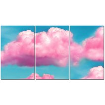 레드블랙 인테리어 소품 그림 3분할 직사각형 캔버스 액자세트 35종, 4