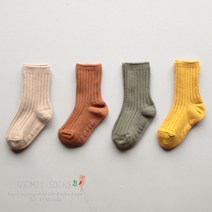 [꼼지] P메이플(4족)세트 유아동양말 100738