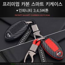 그린텍 닛산 전용 5버튼 카본 키케이스, 블랙