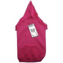 잭앤조이 베이직 애견 후드티, Raspberry Sorbet