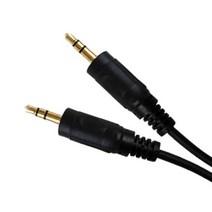 스테레오 케이블 3.5 스피커 TV 스마트폰 MP3 PC 노트북 음성연결선, 2m
