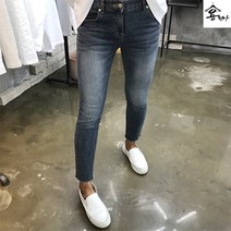 용된다 남자 워싱 스판 데일리 청바지