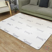 [ACI_5336742] 친환경에코놀이방매트 닥스훈트지그재그 230x140x1.2 논슬립매트 PVC매트 매트 소프트쿠션매트 거실매트
