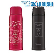 조지루시 원터치 중형 보온보냉병 SJ-JS, 블랙(BA), 820ml