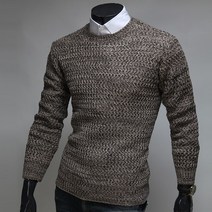 빅사이즈 2XL 3XL 후리 보카시 라운드 니트 NSM521N