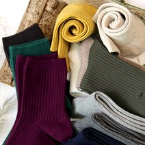 착한새 로브 골지 여성 중목 양말삭스(socks)