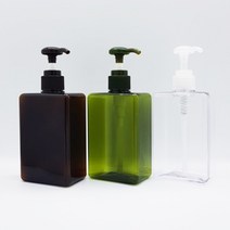 제이앤메이드 직사각 디스펜서용기 280ml, 03.브라운