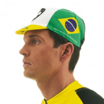 아소스 브라질 캡 자전거 쪽모자, Brasil Flag