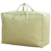 하늬통상 린넨 패브릭 이불정리함 대형, 1개, 그린