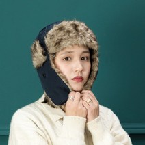 지음 남여공용 H-1 베이직 귀달이 방한모자 귀달이모자