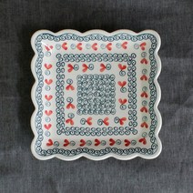 자크라디 폴란드 수입 프릴 접시 16.4cm/1610-1138, 자크라디 프릴접시(소), 1개