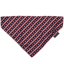The Worthy Dog 스타 앤 스트라이프 강아지 반다나 L(19.1cm), Blue + Red + White, 1개