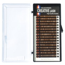 태강산업 속눈썹 16줄 다크브라운 인조, JC컬 0.15 10mm, 1개, 1개