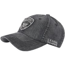 야구모자 B417 US ARMY 데님 워싱 청