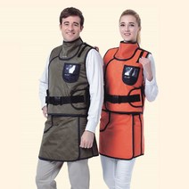 NICE (주문제작) 전신형방호복 (납가운*투피스*목포함) N-XR-3 (0.25mmpb) 방사선방호복, 오렌지레드