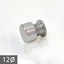 1단 다보볼트 (밀착형) 12Ø 무도금 장식볼트 14mm, 1개