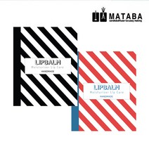 마타바 코스메틱 스티커 립밤_줄무늬 15ea=1set, 레드
