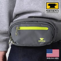 MOUNTAINSMITH 마운틴스미스 힙색 바이브 4색상 크로스백 여행 등산 가방 라이딩 트래킹, 바이브 그레이