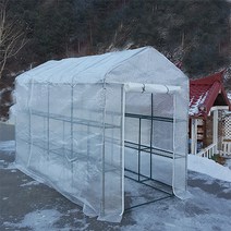 미니비닐하우스 소형 조립식 가정용 다육이 이동식 온실 옥상 베란다 대형280cm