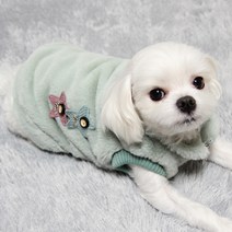 도기코디 별집업 강아지옷 점퍼, 민트