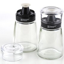 시노글라스 스마트 소스병 160ml 2개세트 블랙, 블랙160ml
