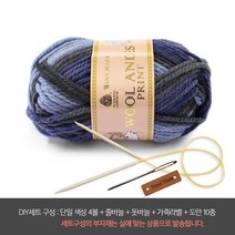 나은몰 울안데스 쁘띠 목도리 털실 스웨터 뜨개실 조끼 뜨개질, DIY세트 035 칸나