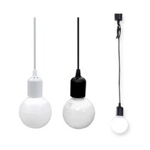 1m LED 볼전구 레일 소켓, 화이트