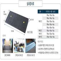 KRS 실내경사로 900-150-20 PE 장애인경사로 문턱경사로 상가진입판
