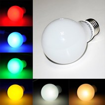 루미앤 LED COLOR BALL 칼라전구 LED색전구 컬러램프, 녹색