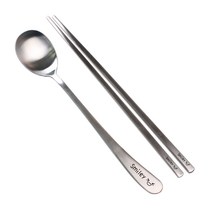 반디 네임 수저 (어른용 수저+젓가락), Ｇ_스마일