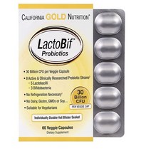 California Gold Nutrition (해외) 캘리포니아 골드 락토비프 300억 유산균 60캡슐 정품 빠른배송, 4팩