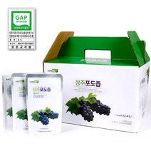 상주포도즙 천연포도100% 110ml-50포 건강음료, 110g, 50포